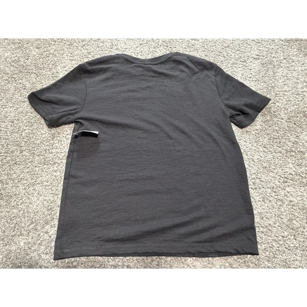 Lot of 2 NWT Old Navy Youth Boys Textured-Knit Pocket T-Shirts Dark Gray & Green